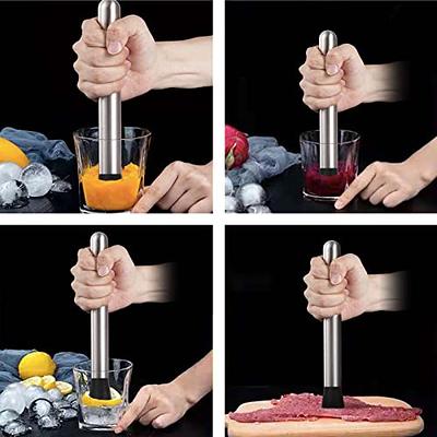 True Wood Pattern Cocktail Shaker, Stainless Steel with Strainer and Jigger  for Bartending, Bar Accessories, Bartender Set, Perfect for Margarita and