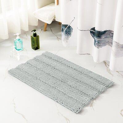 Subrtex Chenille Soft Rugs Super Water Absorbing Shower Mats - On