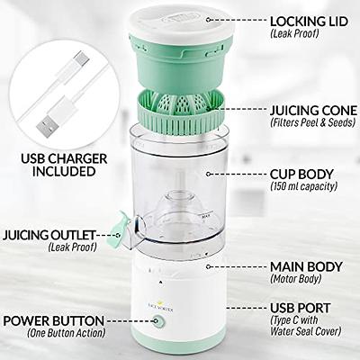 Citrus Juicer Electric Orange Squeezer Lemon Squeezer Electric High Juice  Yield Juicer USB Charging USB Charging Juicer Lime Press Wireless Portable