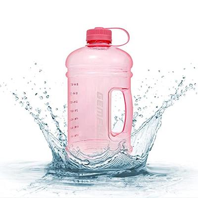 Gemful 1 Gallon Motivational Water Bottle With Time Marker And