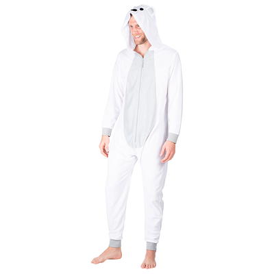 SLEEPHERO Adult Onesie Men Cozy Novelty Polar Bear Costume