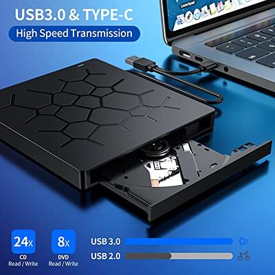  Ultra Slim USB 3.0 Portable External Optical Disc