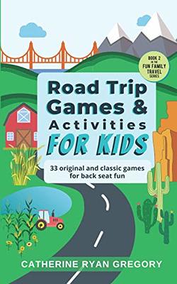 UreGifta 8 Family Road Trip Planner, Kids Road Trip Games Bundle, Family Vacation Scavenger Hunt for 20 Members, Car Games, Summer Travel Games
