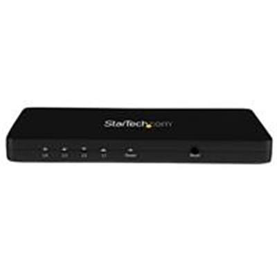 StarTech.com HDMI Splitter 1 In 2 Out 4k 30Hz 2 Port Aluminum HDMI Multi  Port HDMI Audio Splitter - Office Depot