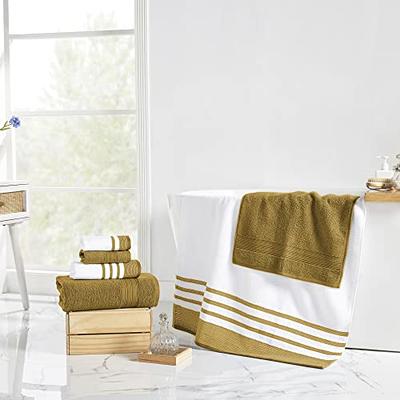 Emyyr Hand Towels for Bathroom - Kitchen - Set of 2 -%100 Cotton