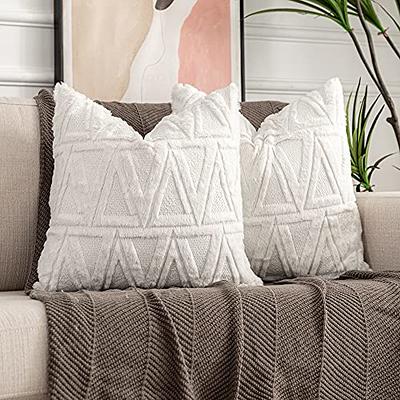 patdrea Linen Decorative Throw Pillow Covers Set Soft Durable Cushion Cases  Pillowcase for Couch Bedroom Car Living Room 18x 18,2PCS - Yahoo Shopping