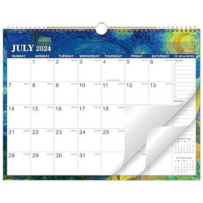 BooQool Calendar 2024-2025 - Jul. 2024 - Dec. 2025, 2024 Wall
