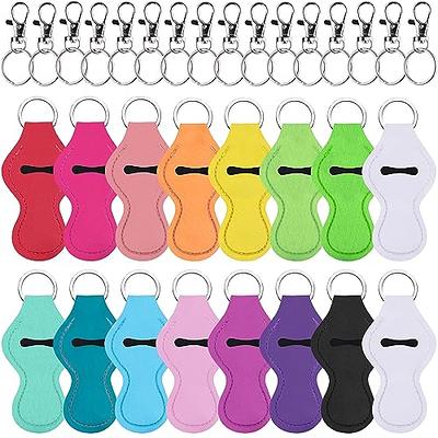 Duufin 16 Pieces Chapstick Holder Keychain Lip Balm Holder Lipstick  Keychain Holder Lipgloss Keychains Holder with 16 Pieces Metal Clip Cords  for Chapstick Tracker and Safeguard, 15 Color - Yahoo Shopping