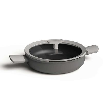 OXO Good Grips 9.5 in. Hard-Anodized Aluminum Nonstick Skillet in Gray with  Glass Lid CC002663-001 - The Home Depot