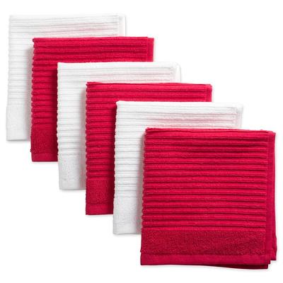 DII Red Basic Dishtowel (Set of 8)