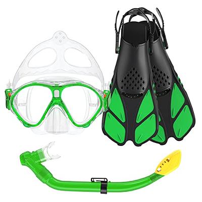 Zenoplige Mask Fins Snorkel Set, Snorkeling Gear for Adults, Panoramic View  Snorkel Mask Anti-Fog, Adjustable Dive Flippers, Dry Top Snorkel and Travel  Bag, Scuba Gear for Swimming Snorkeling Diving - Yahoo Shopping