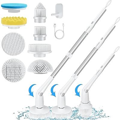 Vuitte Cordless Electric Rotary Cleaning Brush, Bathroom Scrubber with 3  Replaceable Shower Scrubber Heads for Tub, Tile, Floor, Wall, Shower and  Kitchen - Yahoo Shopping