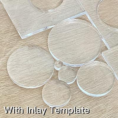 Monliful Pack of 4 Circle Inlay Template Set, Router Templates for  Woodworking,Router Jig Templates Decorative Templates - Yahoo Shopping