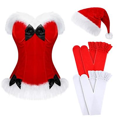 Women's Mrs Claus Costume Sexy Christmas Lingerie for Women