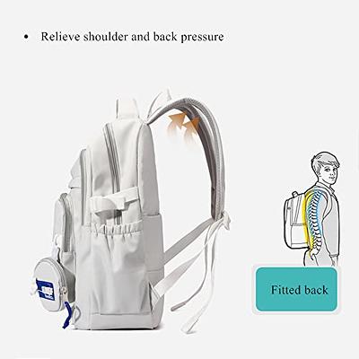 Laptop Backpacks 16 Inch School Bag with Lunch Box Set College Elementary  Backpack Cute Lunch Bag Anti Theft Travel Daypack Large Bookbags for Teens