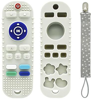 Remote Control Teether Toy for Babies,Baby Teething Toys Tv Remote Shape  with Pacifier Clip（Black） - Yahoo Shopping