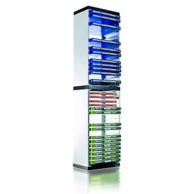 Headset and Game Organizer (up to 24 Games) for PS5 PS4 / Xbox Series S & X  / Switch Accessories, Universal Game Disc Holder Vertical Stand Organizer  Tower 