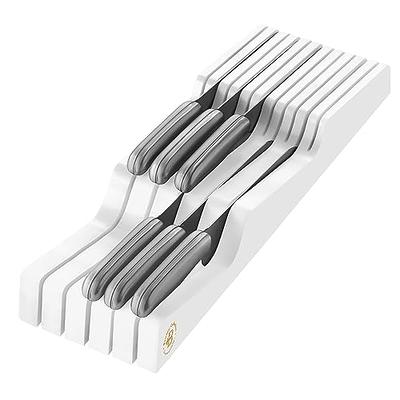 23 Slot Clear Knife Block Without Knives,Kitchen Knife Holder Organizer  Stand - Yahoo Shopping