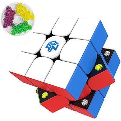 Swift Block 355S Magnetic 3x3 Speed Cube, 48 Magnets Classic Magic Cube Original Stickerless Fast Smooth Great Corner-Cutting Solving Puzzle Game