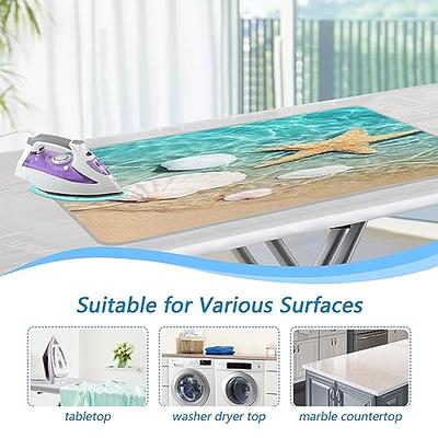 xigua Beach Ironing Mat with Silicone Rest Pad, Foldable Quilted Heat  Resistant Ironing Pad, Thickened Travel Ironing Pad for Washer, Dryer,  Table Top, Countertop, Ironing Board - Yahoo Shopping