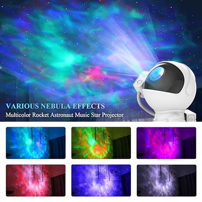 Sunbox Star Projector 3 in 1 Galaxy Night Light Projector with Remote  Control,15 White Noise,Music Speaker&Timer,Starry Light Projector for