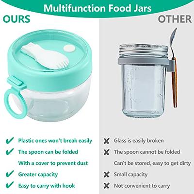 Cheap 2Pack Overnight Oats Containers With Lids and Spoons,16-Oz Glass  Mason Jars Oatmeal Container, Leak-Proof Meal Prep Jars for Milk,  Vegetable, Fruit