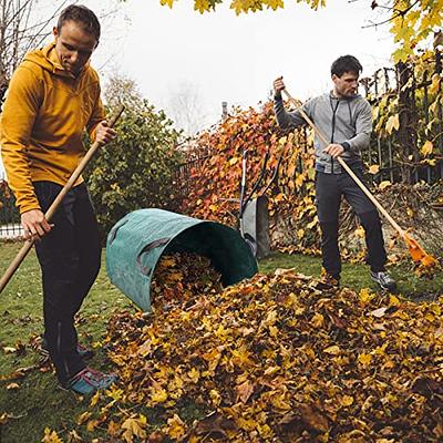 brown paper garbage bag yard garden