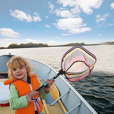 Collapsible Telescopic Pole Fishing Net - Folding Extend Rubber Coated  Freshwater Saltwater Landing Net for Trout Bass Steelhead Salmon Kayak  (SD-139SS(80CM)) - Yahoo Shopping