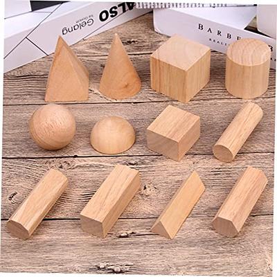 Alasum 12pcs Wood Toys Wooden Toys Wood Carving Blocks Wooden Geometry  Building Block Geometry Blocks Wooden - Yahoo Shopping