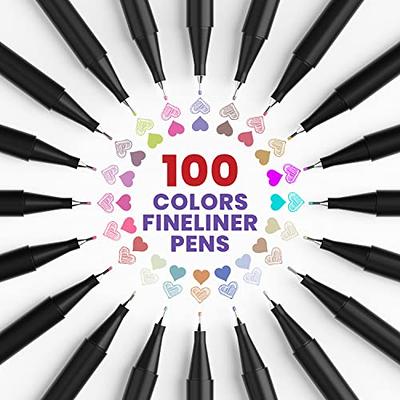 Jelly colors Journal Planner Pens Colorful 0.5mm Markers Fine Tip Drawing  Pen Porous Fineliner Pen for Bullet Journaling Writing Note Taking Coloring