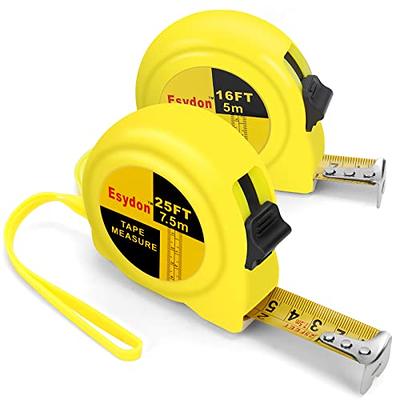 5m Easy Read Measuring Tape Retractable Metric Tape Ruler