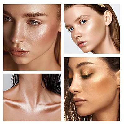 6 Color Face Cheek Highlighter Makeup Palette Shimmer - Temu