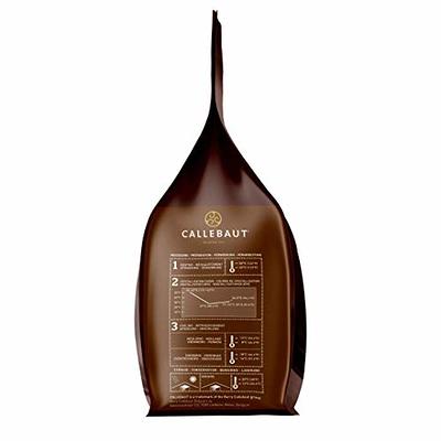 Callebaut Belgian Dark Couverture Chocolate Semisweet Callets, 54.5% - 5.5  Lbs