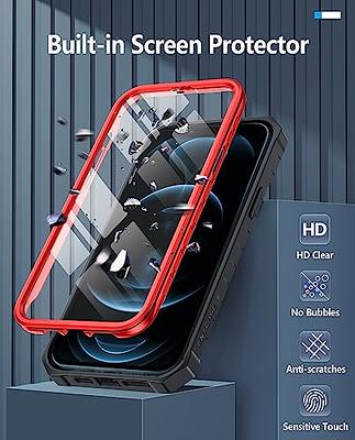 FNTCASE for iPhone 14 Pro Max Case: Military Grade Rugged Cell Phone Cover  with Kickstand & Holster | Shockproof TPU Protection Bumper Matte Textured