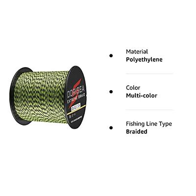 Dorisea Extreme Braid 100% Pe Multi-Color(Fluorescent Green&Black) Braided  Fishing Line 109Yards-2187Yards 6-550Lb Test Fishing Wire Fishing String  Superline (300m/328Yards 50lb/0.36mm) - Yahoo Shopping