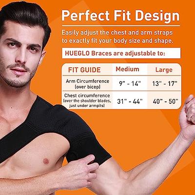 Footpathemed Compression Shoulder Brace,Adjustable Shoulder Stability  Support,Professional Rotator Cuff Support Brace for Pain Relief Dislocation  (Knee) : : Health & Personal Care