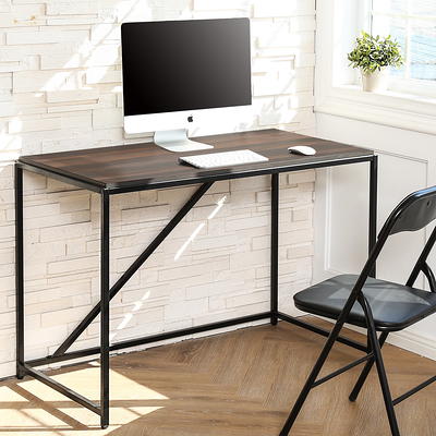 FITUEYES Computer Desk for Small Spaces, Study Writing Desk with Monitor  for Corner CD307001WB - The Home Depot