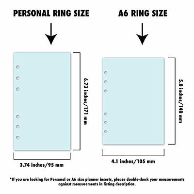 Personal Debt Repayment Planner Insert Refill, 3.74 x 6.73 inches,  Pre-Punched for 6-Rings to Fit Filofax, LV MM, Kikki K and Other Binders,  30 Sheets Per Pack - Yahoo Shopping