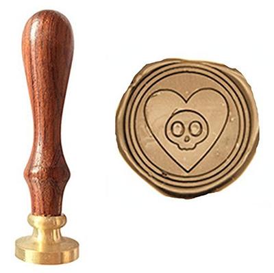 UNIQOOO Elegant Love Heart The Knot Wax Seal Stamp for Wedding