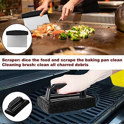 Romanticist 14Pcs Griddle Accessories Kit Flat top Griddle Tools  Professional Heavy Duty Grill Spatula Accessories Set, Griddle Cleaning Kit  Carry Bag for Outdoor Barbecue and Teppanyaki - Yahoo Shopping