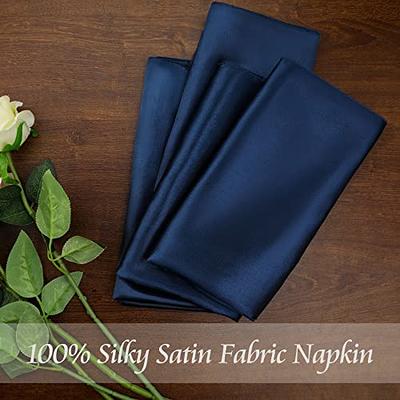 30 Pack Navy Blue Napkins Cloth 17 x 17 inch Napkins Bulk for