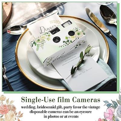  16 Pack Disposable Cameras for Wedding, 34mm Single Use Film  Camera Bulk Disposable Cameras with Flash for Weddings, Anniversary, Baby  Shower, Travel, Camp, Party Focus Free, Easy to Use : Electronics