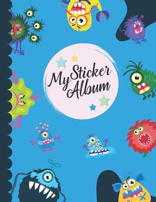 sticker book collecting album: Awesome Blank Sticker Book for Collecting  Stickers For boys, girls, adults | Reusable Sticker Collection Album for  Kids