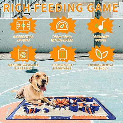 Dog Sniffing Mat, Dog Feeding Mat, Interactive Game For Boredom, Puzzle Toys  To Encourage Natural Food Foraging Skills (27 X 27)