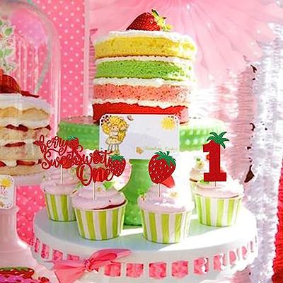  Strawberry Party Decorations Glitter A Berry Sweet