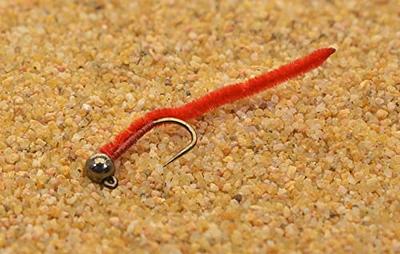 6 Flies - Tungsten San Juan Worm Jig Head Fly - Euro Nymph - Hanak Hooks  (6ct Red only) - Yahoo Shopping