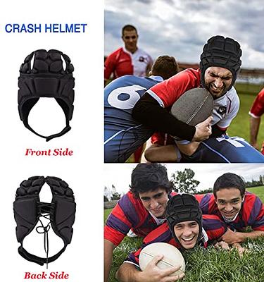 Wholesale Goalkeeper Helmet Football Soccer Protective Gear Men Women  Sports Rugby Ice Hockey Guard Goalie Hat Head Protector From m.