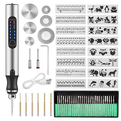 DOITOOL 5 Sets Polisher Engraving Pen Engraving Tool Electric Engraving Kit  Etching Pen Electric Etching Tool Electrical Tools Engraver Tool Plastic