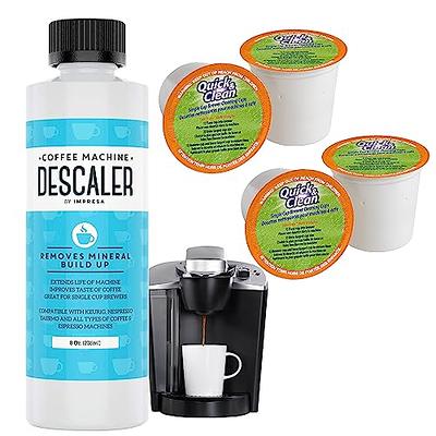 2-Pack Descaler (2 Uses Per Bottle) Descaling Solution for Keurig,  Nespresso, Ninja, Delonghi, Coffee and Espresso Machines - By Quick & Clean  - Yahoo Shopping