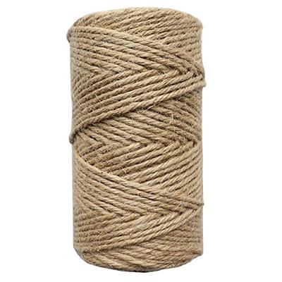 328 Feet 2mm Jute Twine, Natural Biodegradable Thick Brown Twine For  Garden, Gifts, Crafts